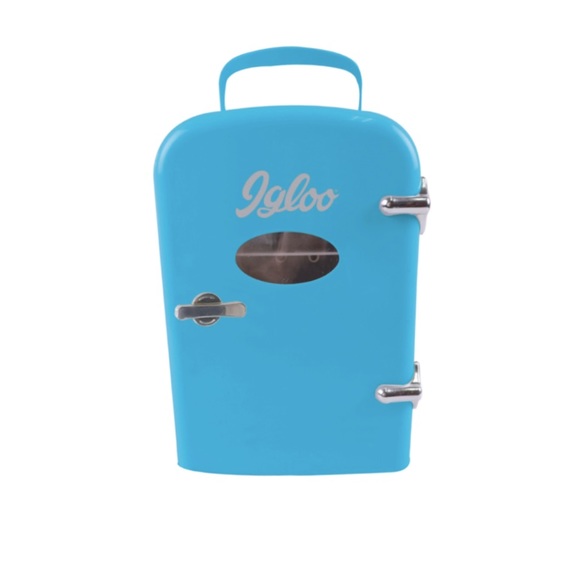 NEW Retro Mini Fridge - Picture 4 of 12